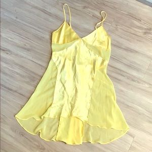 VICTORIA’S SECRET SATIN AND SHEER CAMI SLIP